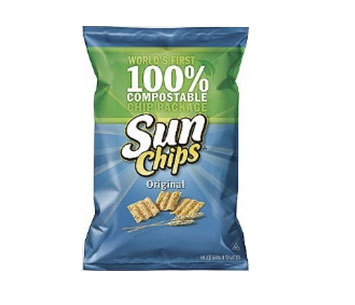 Sun Chip Bag with SK microworks PLA film